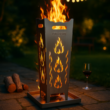 Lade das Bild in den Galerie-Viewer, Feuerkorb FireDesire 80cm inkl. Ascheschale
