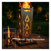 Lade das Bild in den Galerie-Viewer, Feuerkorb FireDesire Grill Pro 80cm inkl. Ascheschale