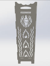 Lade das Bild in den Galerie-Viewer, Personalisierter Feuerkorb FireFighter 80cm