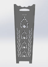 Lade das Bild in den Galerie-Viewer, Personalisierter Feuerkorb FireDesire 80cm inkl. Ascheschale