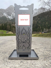Lade das Bild in den Galerie-Viewer, Personalisierter Feuerkorb FireDesire 80cm inkl. Ascheschale