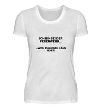 Lade das Bild in den Galerie-Viewer, Bei der Feuerwehr - Frauen T-Shirt