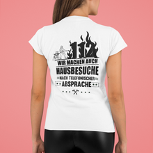 Lade das Bild in den Galerie-Viewer, Hausbesuche Back - Frauen T-Shirt