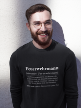 Lade das Bild in den Galerie-Viewer, Feuerwehrmann Substantiv - Sweatshirt