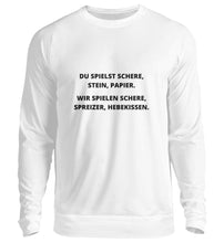 Lade das Bild in den Galerie-Viewer, Schere, Stein, Papier - Sweatshirt