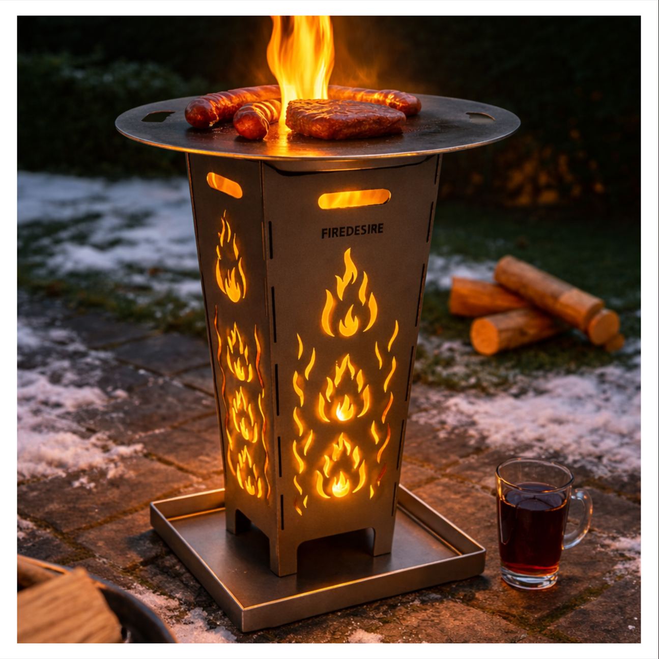 Grillplatte 80cm passend zum Feuerkorb