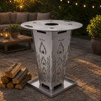 Feuerkorb FireDesire Grill Pro + Ø60cm Grillplatte + Ascheschale