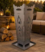 Lade das Bild in den Galerie-Viewer, Feuerkorb FireDesire Grill Pro 80cm + Grillplatte + Ascheschale
