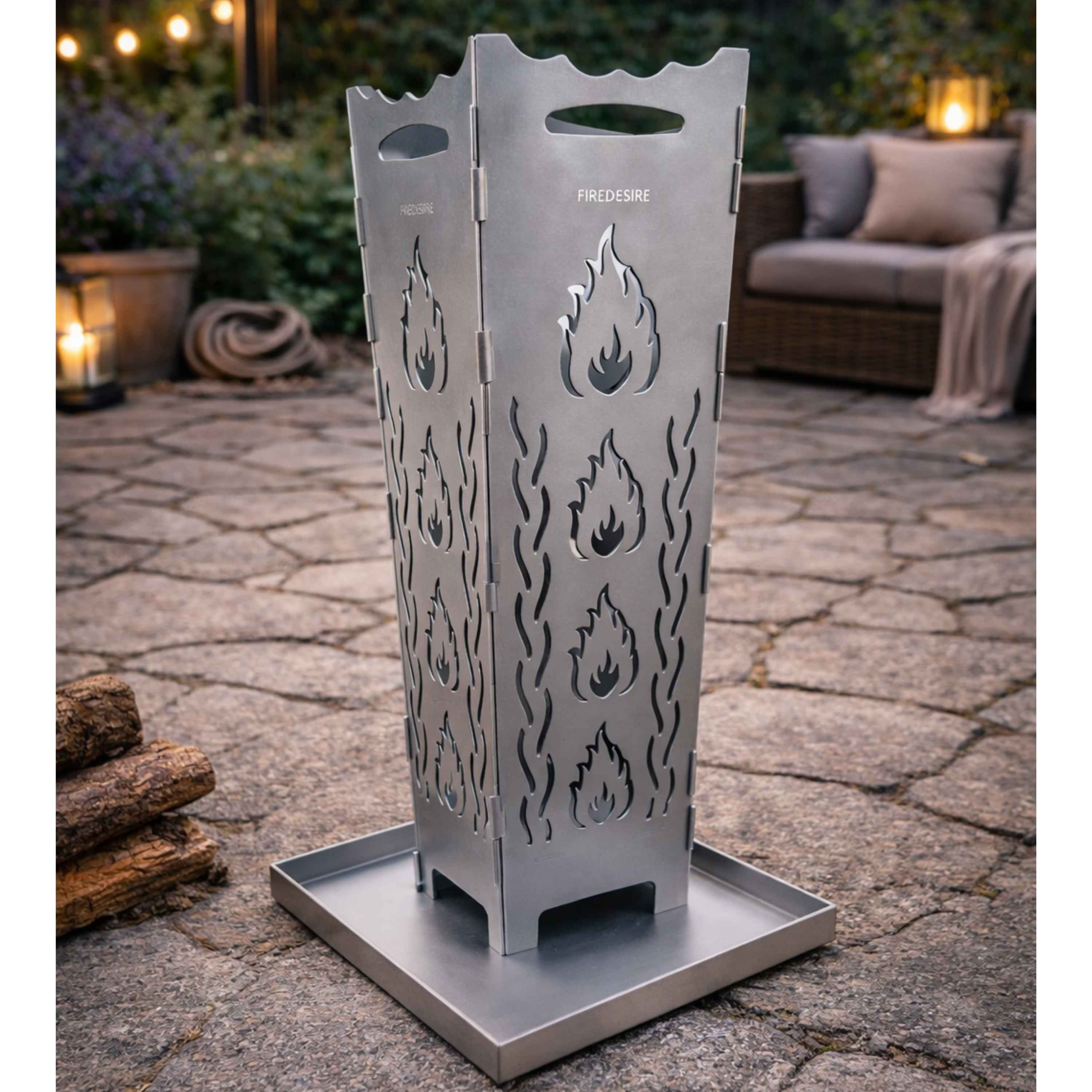 Feuerkorb FireDesire Heavy 80cm inkl. Ascheschale