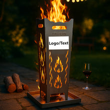 Lade das Bild in den Galerie-Viewer, Personalisierter Feuerkorb FireDesire 80cm inkl. Ascheschale
