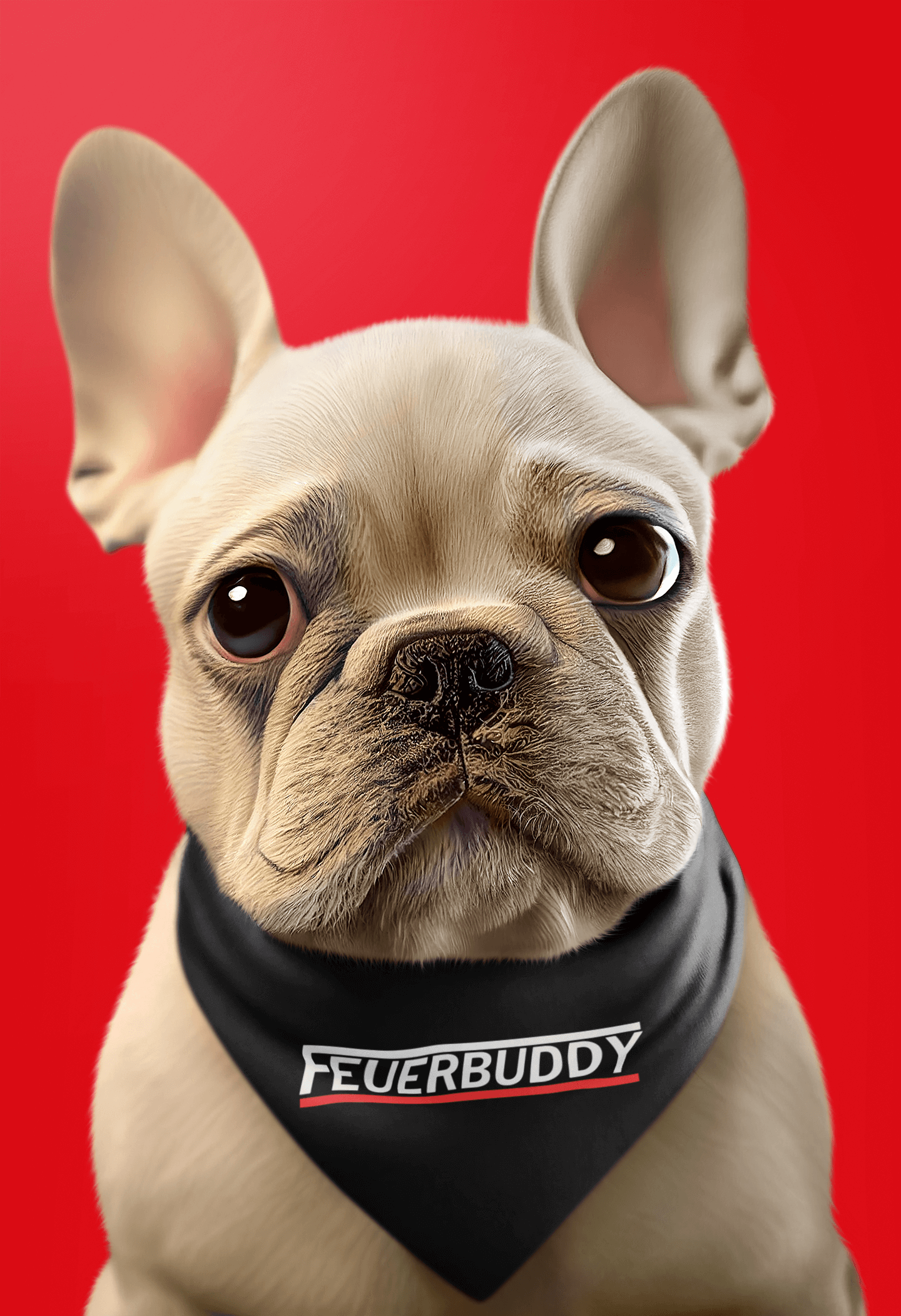 Feuerbuddy - Hundehalstuch mit Klettverschluss