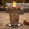 Feuerkorb FireDesire Grill Pro + Ø80cm Grillplatte + Ascheschale