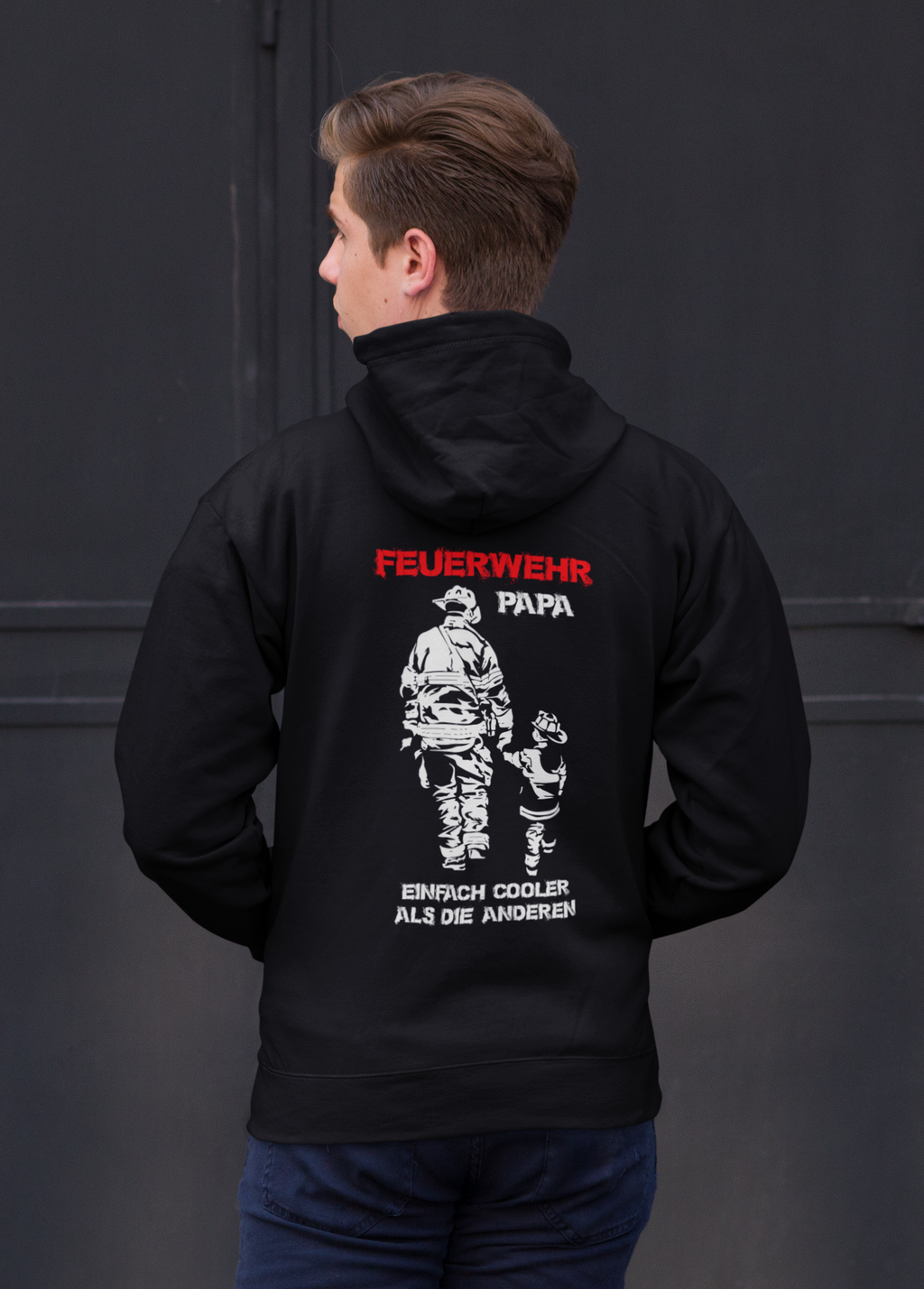 Feuerwehrpapa  - Zip-Hoodie