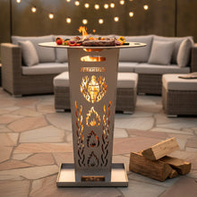 Lade das Bild in den Galerie-Viewer, Feuerkorb FireFighter 80cm inkl. Ascheschale
