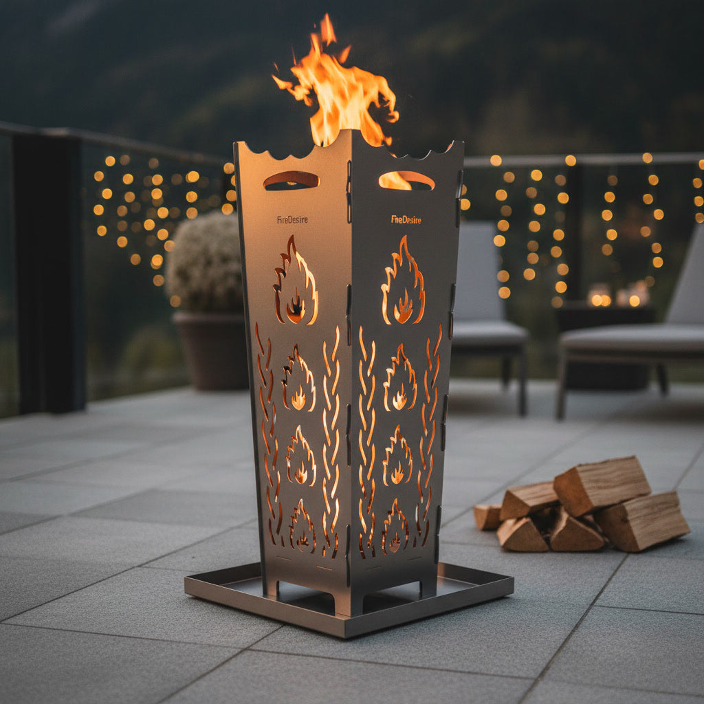 Feuerkorb FireDesire Heavy 80cm inkl. Ascheschale