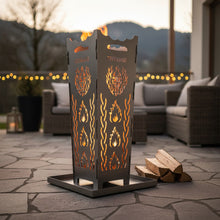 Lade das Bild in den Galerie-Viewer, Feuerkorb FireFighter 80cm inkl. Ascheschale

