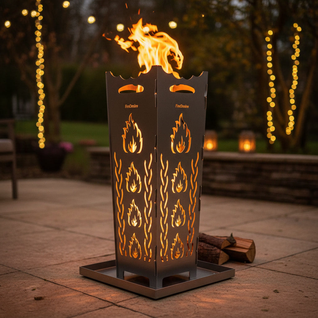 Feuerkorb FireDesire Heavy 80cm inkl. Ascheschale