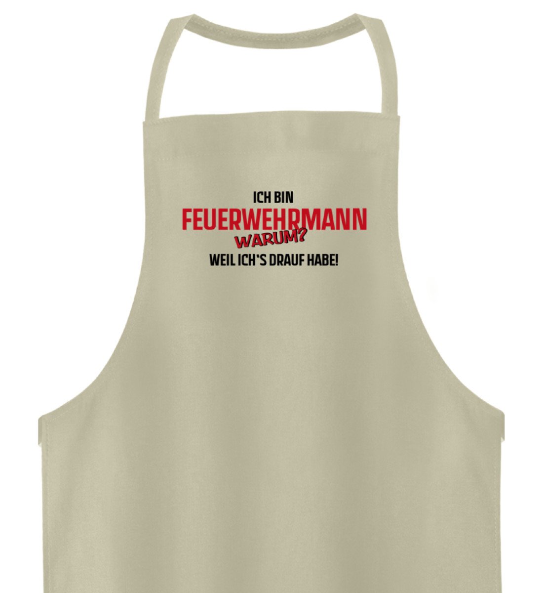 Ich bin ein Feuerwehrmann  - Hochwertige Grillschürze