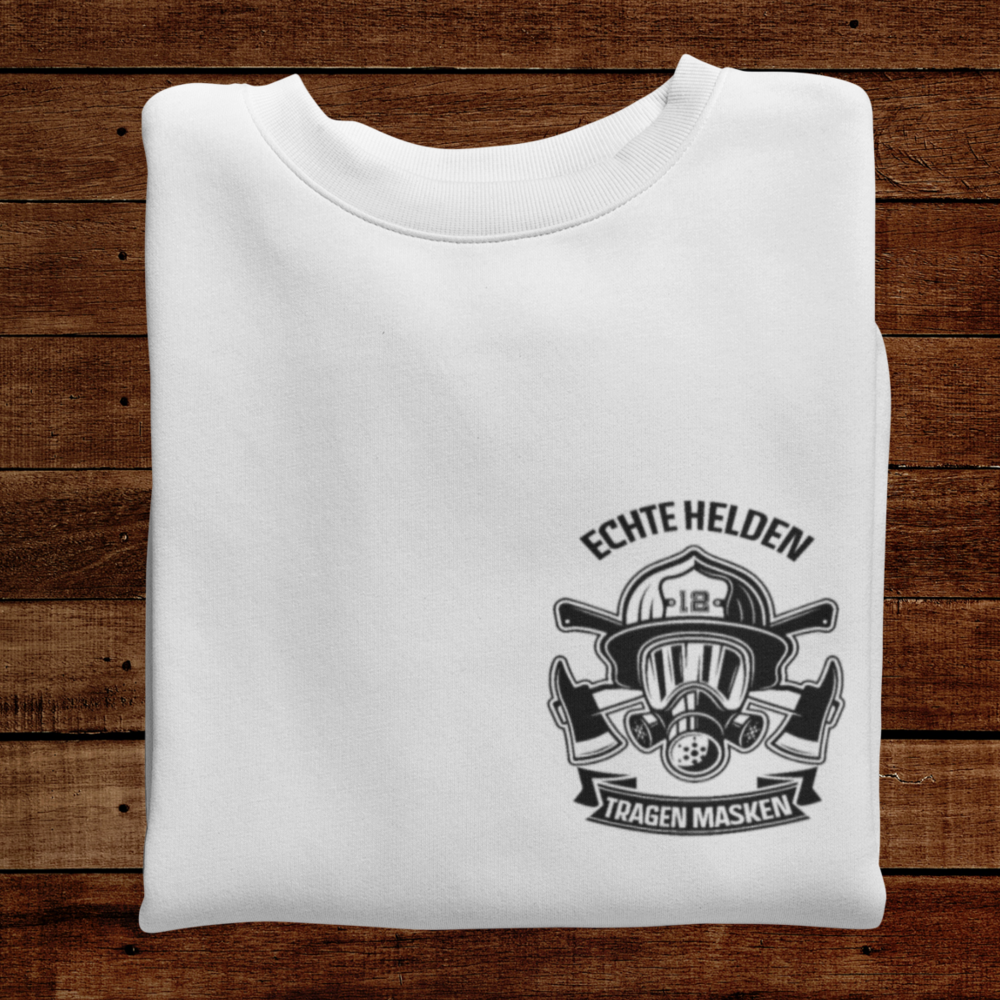 Real Heroes Wear Masks - Sweatshirt