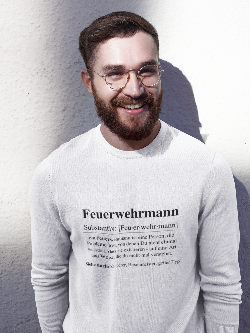 Feuerwehrmann Substantiv - Sweatshirt