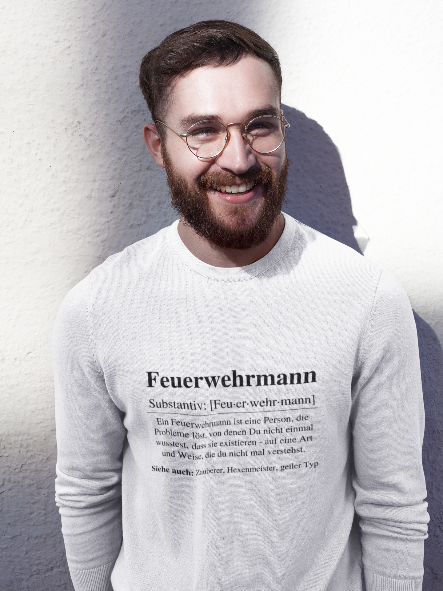 Feuerwehrmann Substantiv - Sweatshirt