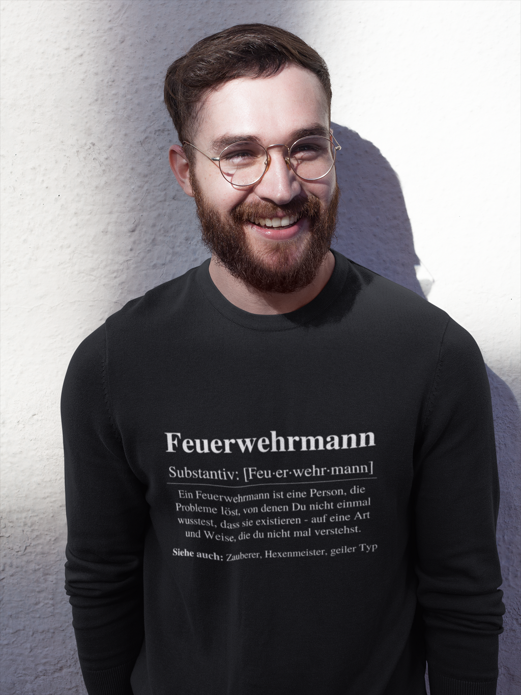 Feuerwehrmann Substantiv - Sweatshirt