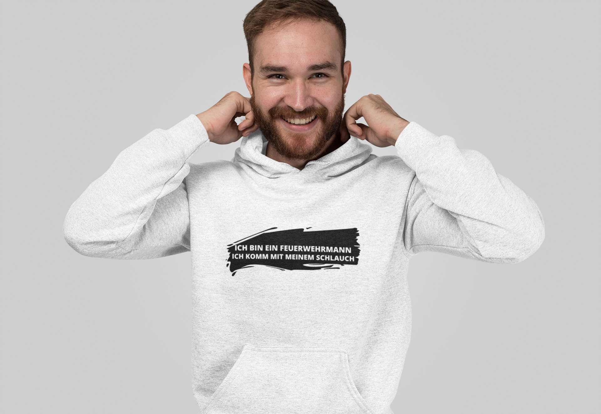 With my tube-hoodie