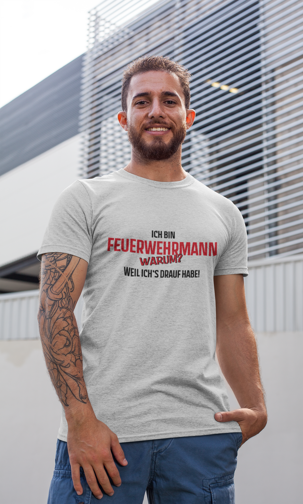 Ich bin ein Feuerwehrmann - T-Shirt