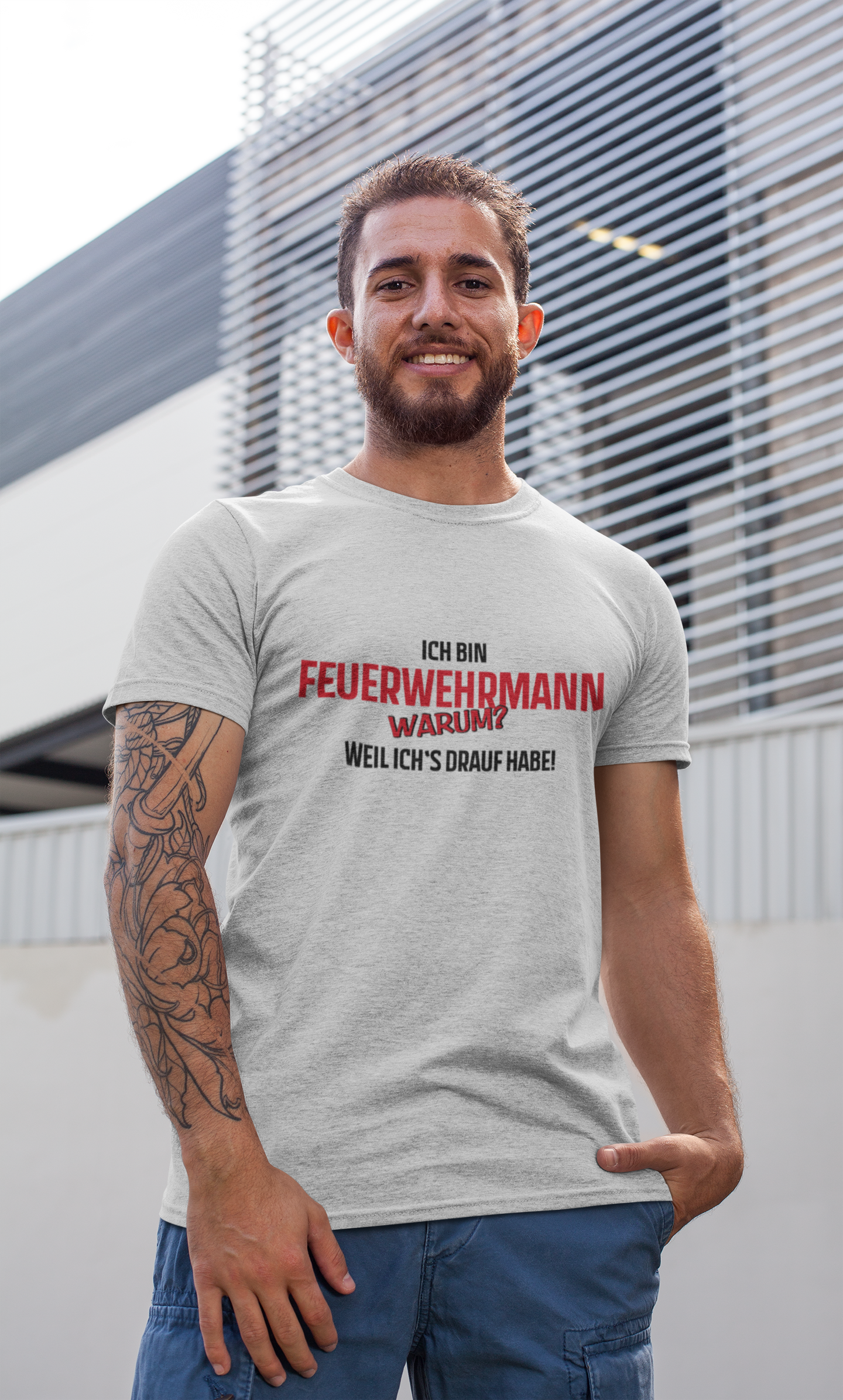 Ich bin ein Feuerwehrmann - T-Shirt