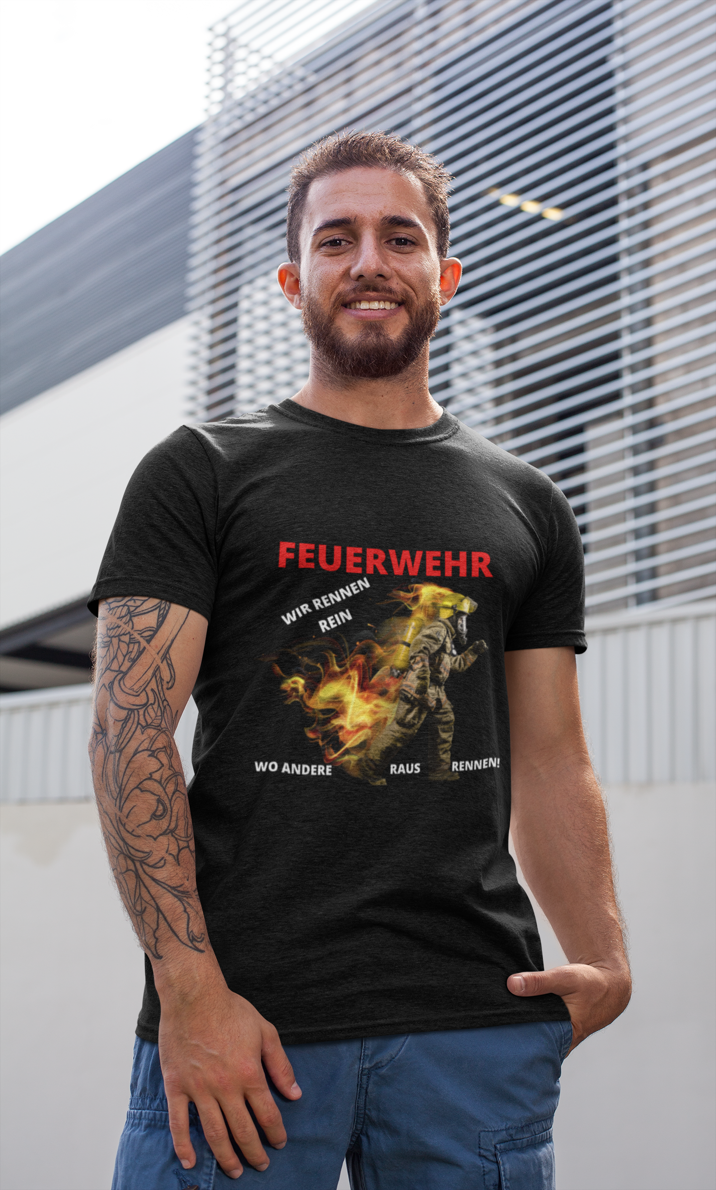 Andere rennen raus - T-Shirt