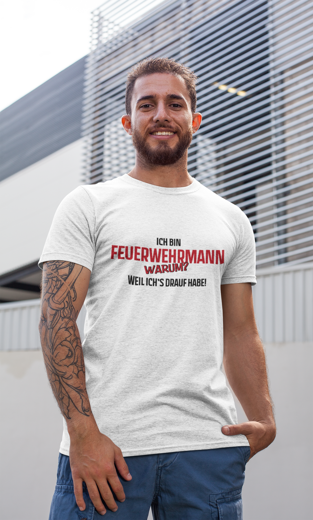 Ich bin ein Feuerwehrmann - T-Shirt