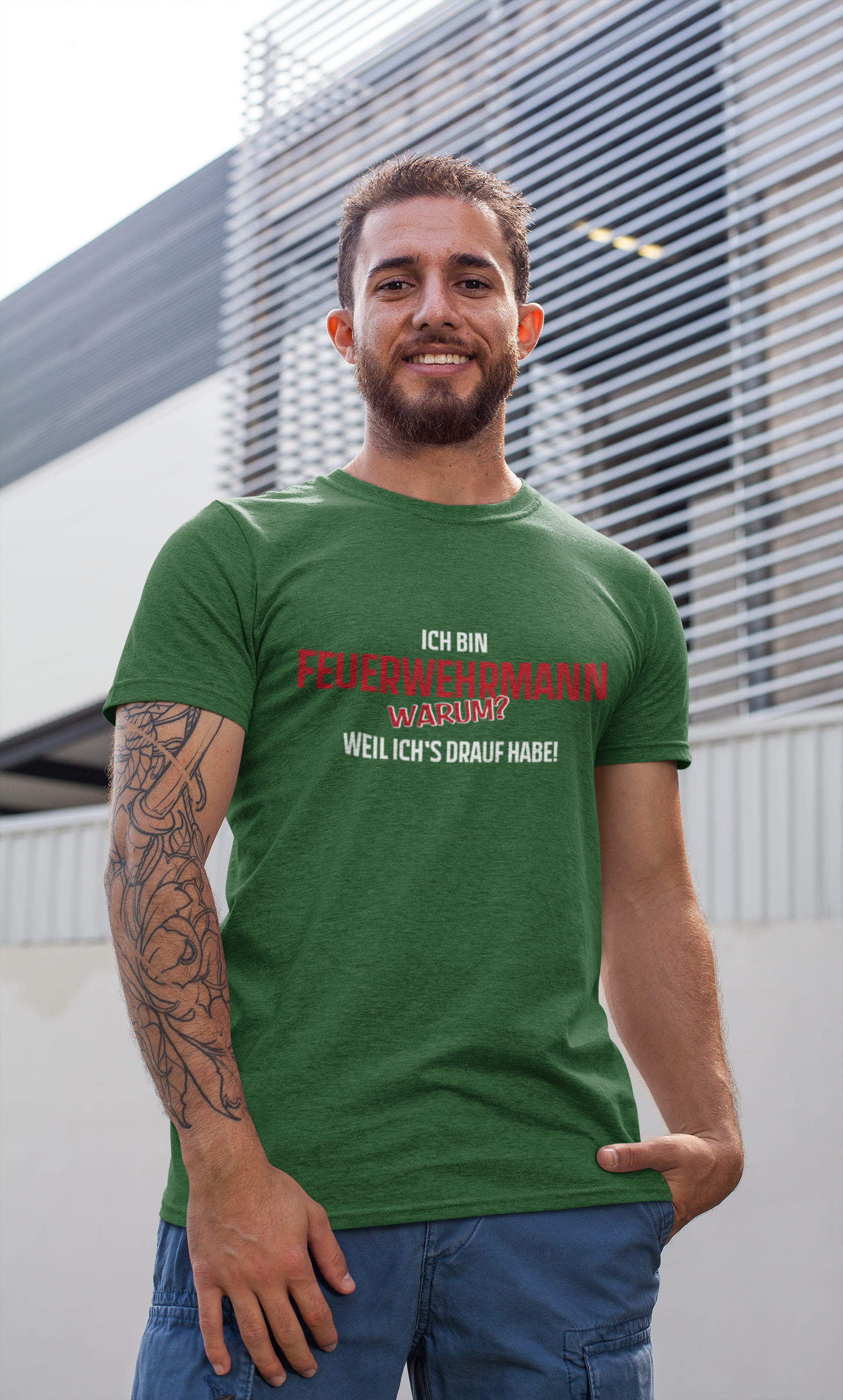 Ich bin ein Feuerwehrmann - T-Shirt