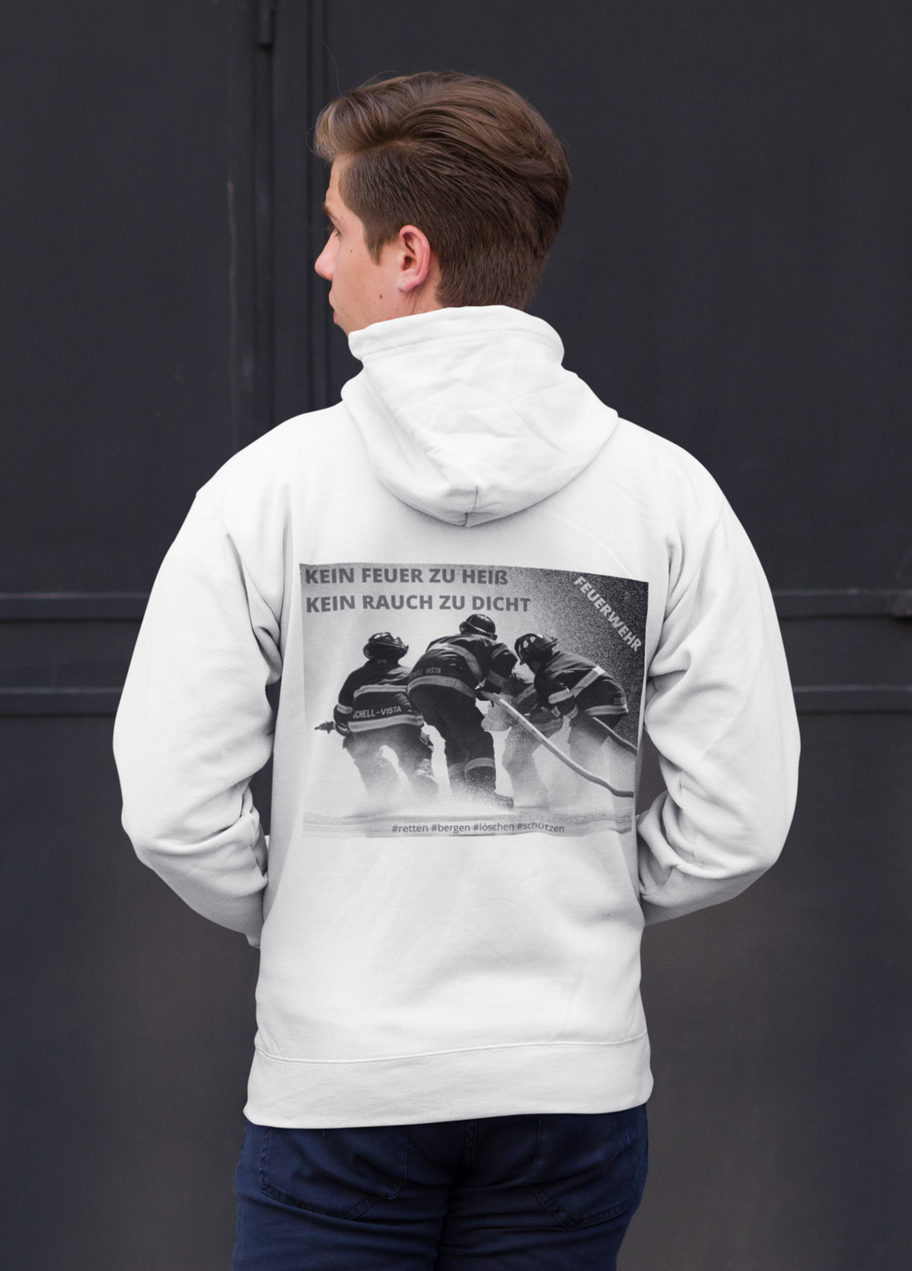 Kein Feuer zu heiß back - Hoodie