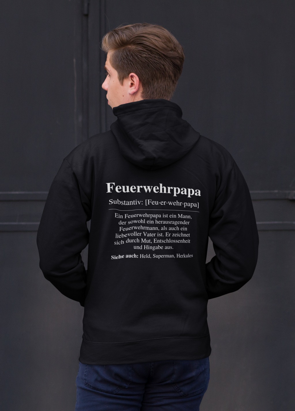 Feuerwehrpapa - Zip-Hoodie