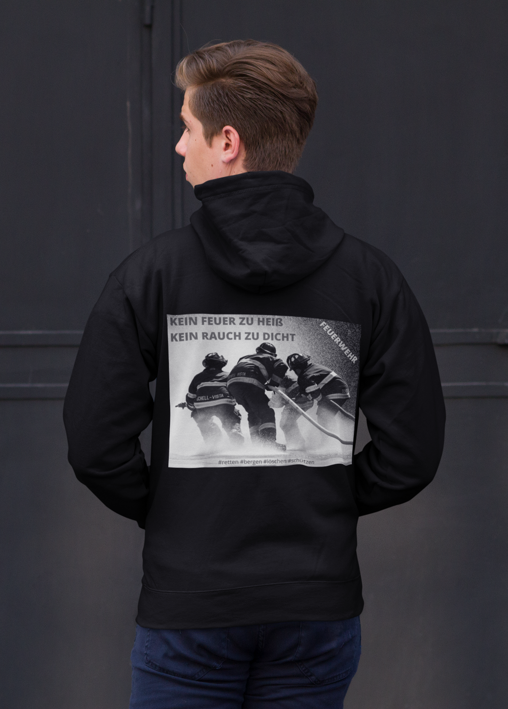 Kein Feuer zu heiß back - Hoodie