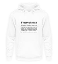 Lade das Bild in den Galerie-Viewer, Feuerwehrfrau Substantiv - Hoodie
