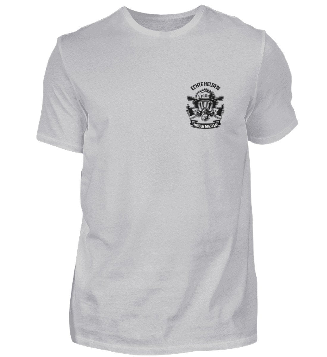 Echte Helden tragen Masken - T-Shirt