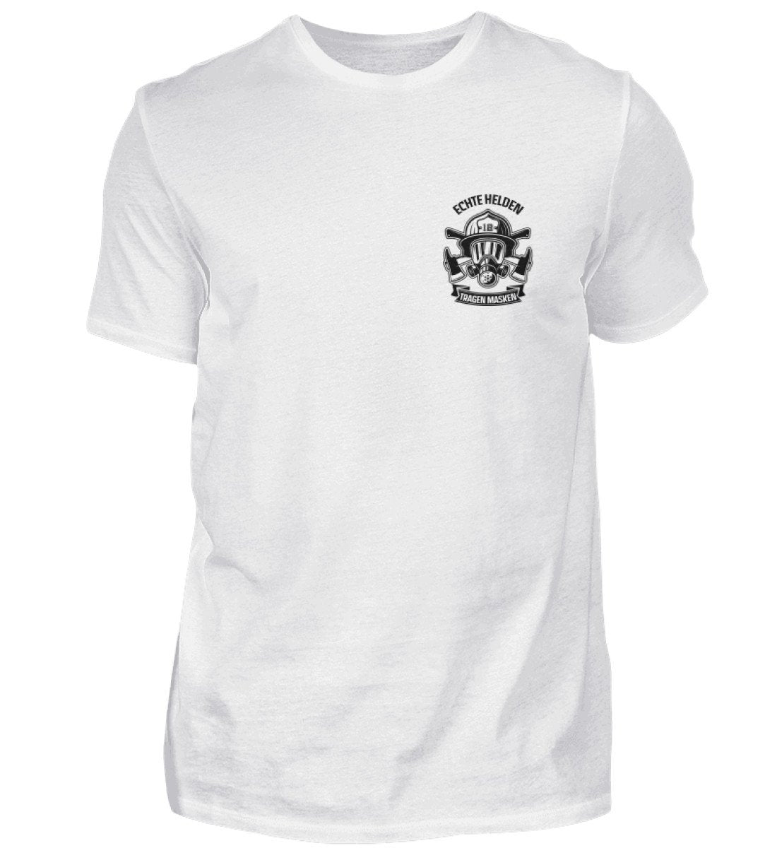 Echte Helden tragen Masken - T-Shirt
