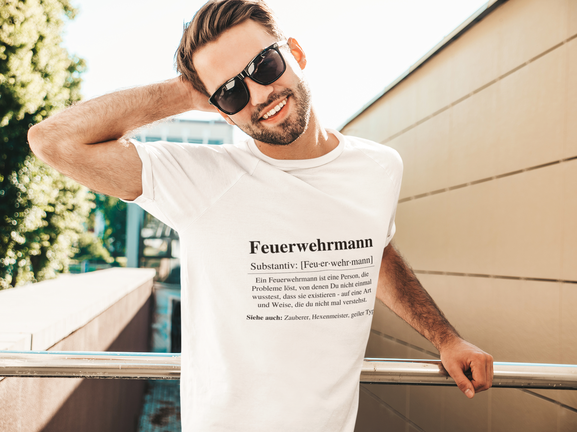 Feuerwehrmann Substantiv - T-Shirt