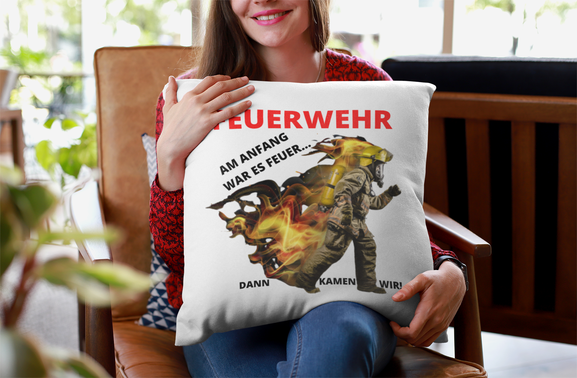 Dann kamen wir  - Kopfkissen 40x40cm