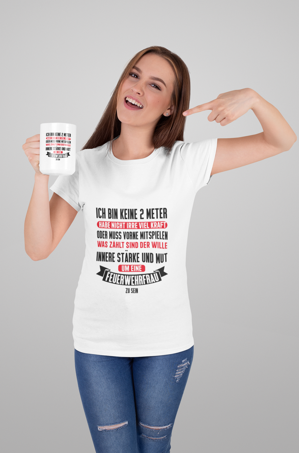 Innere Stärke und Mut - Frauen T-Shirt