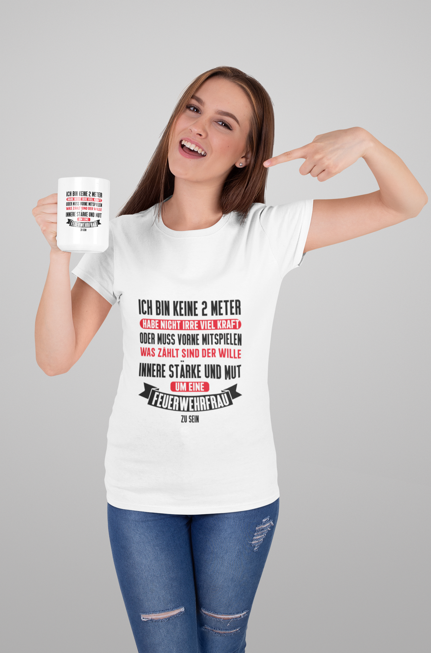 Innere Stärke und Mut - Frauen T-Shirt
