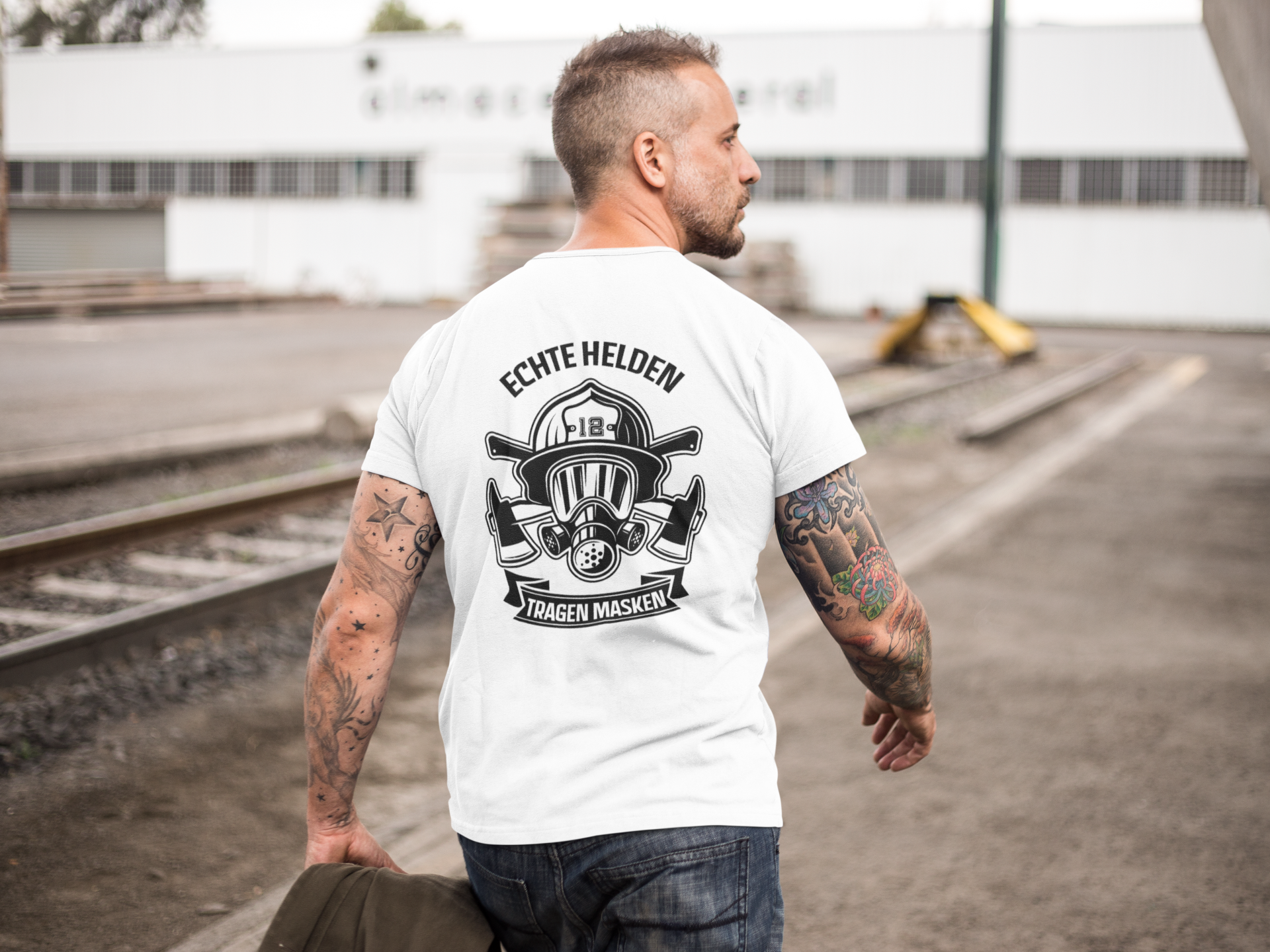 Echte Helden Back - T-Shirt