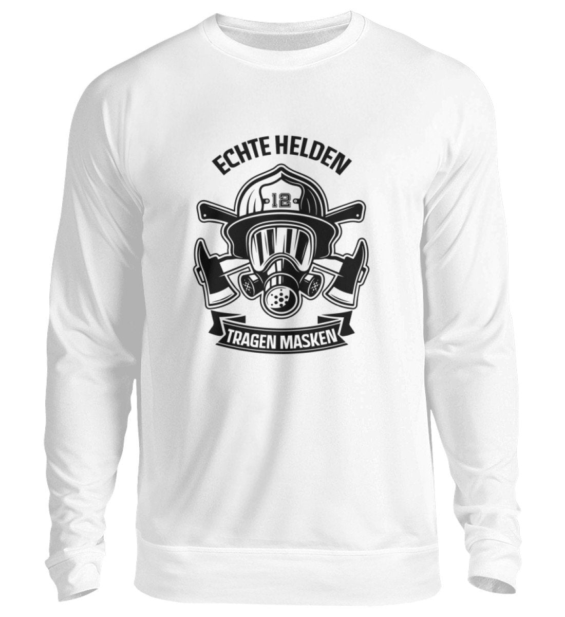 Echte Helden tragen Masken - Sweatshirt
