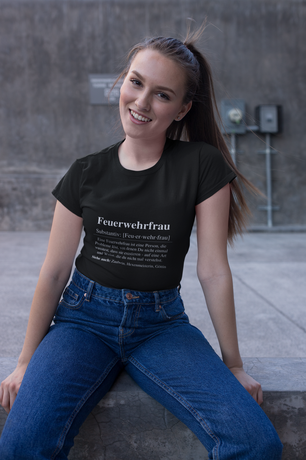 Feuerwehrfrau Substantiv - Frauen T-Shirt