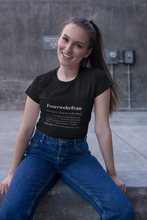 Lade das Bild in den Galerie-Viewer, Feuerwehrfrau Substantiv - Frauen T-Shirt
