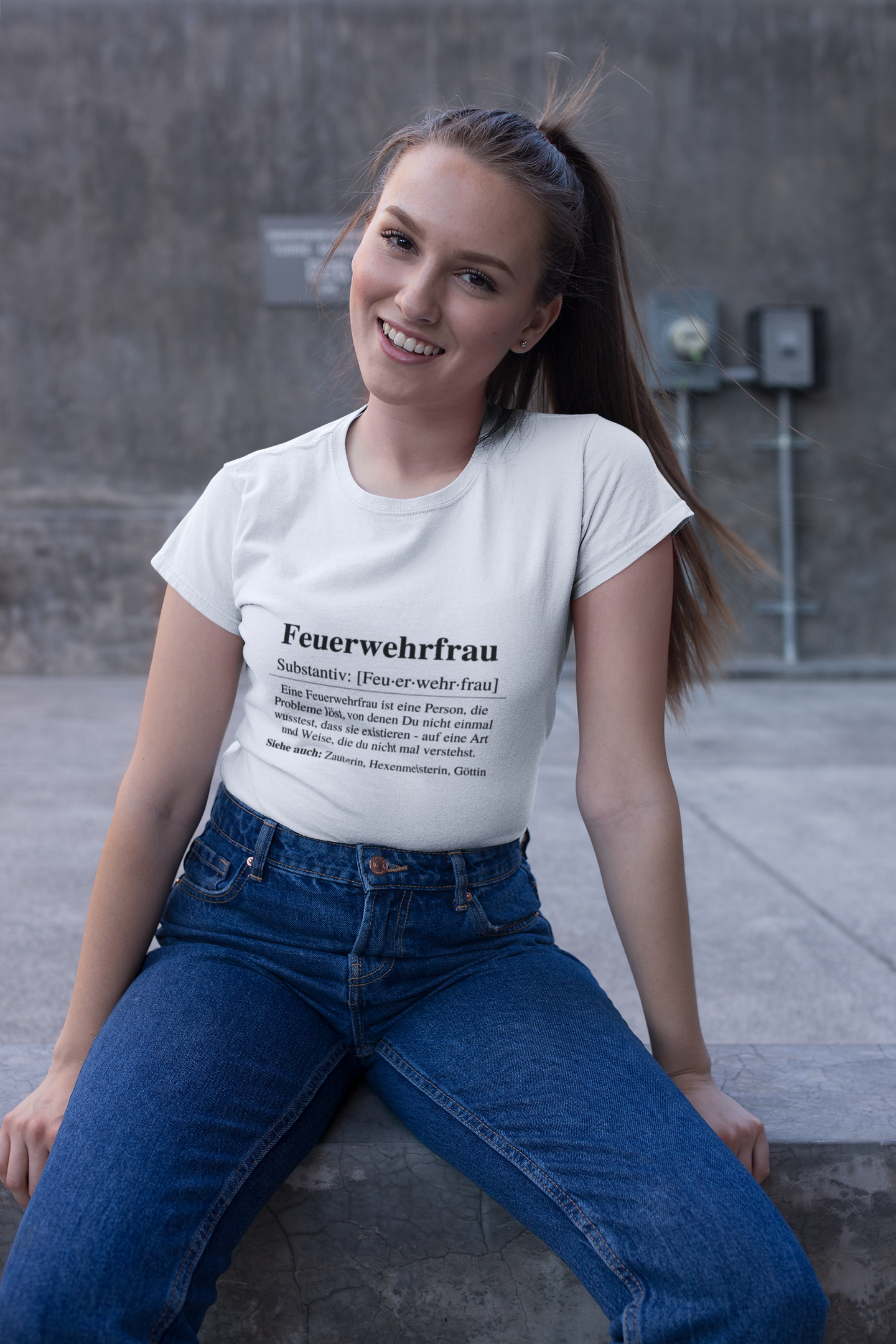 Feuerwehrfrau Substantiv - Frauen T-Shirt